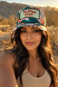 Valley Girl Coachella Tropical Trucker Hat